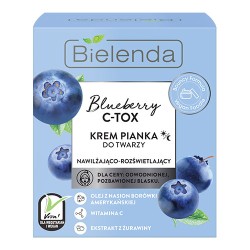 BIELENDA BLUEBERRY C-TOX  nawilżająco - rozświetlający krem -pianka  40ml