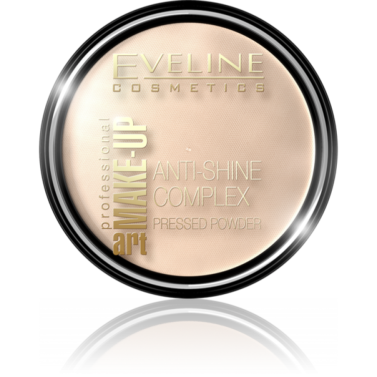 Eveline Make Up Art Anti-Shine Complex Puder Prasowany Nr 32 Natural 14g