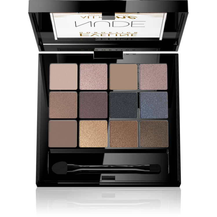 Eveline All In One Paleta 12 Cieni do Powiek Nude 12g