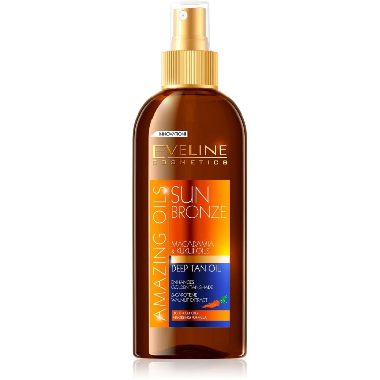 Eveline Amazing Oils Sun Care Bronze Deep Tan Oil Olejek do Opalania 150ml