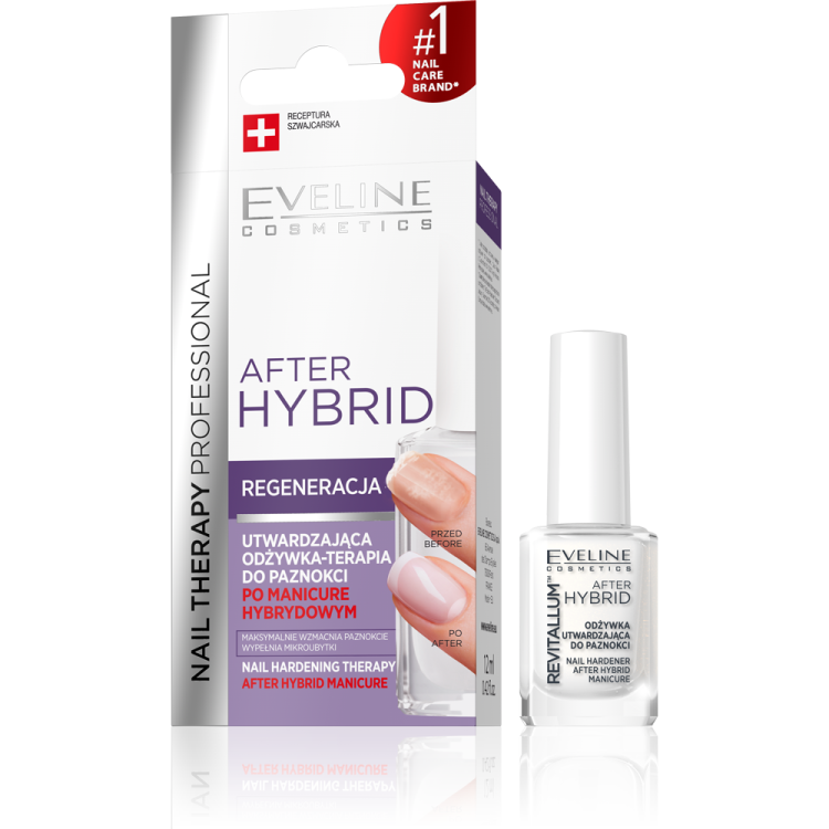 Eveline Nail Therapy After Hybrid Revitalum Odżywka Utwardzająca do Paznokci 12ml