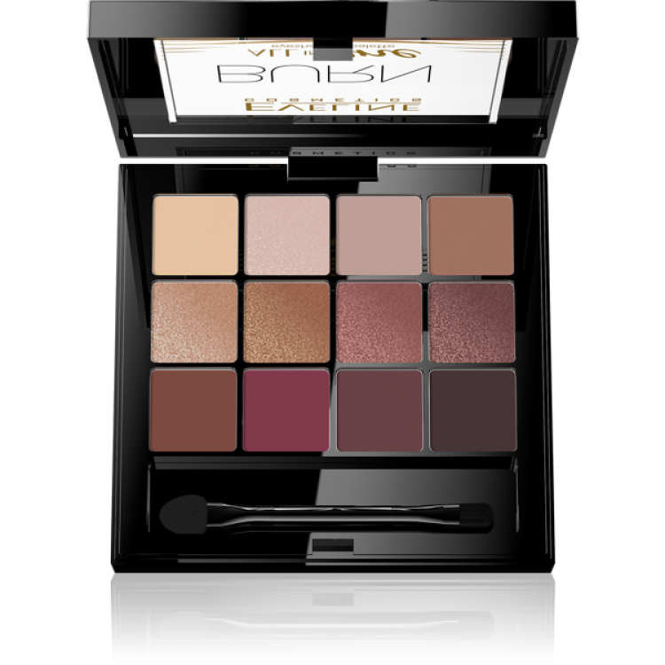 Eveline All In One Paleta 12 Cieni do Powiek Burn 12g