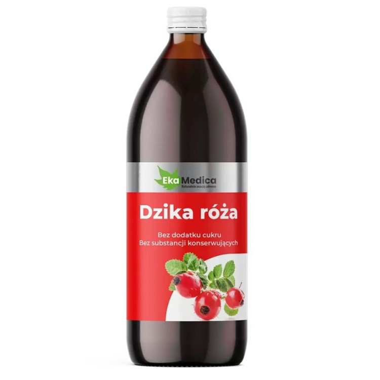 EkaMedica 100% Sok z Dzikiej Róży 500ml