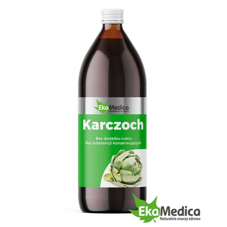 EkaMedica Naturalny 99,8% Sok Z Karczocha 500ml