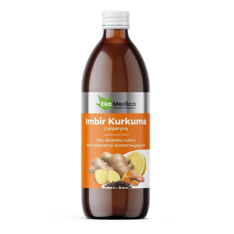 EkaMedica Sok Imbir Kurkuma z Piperyną 500ml