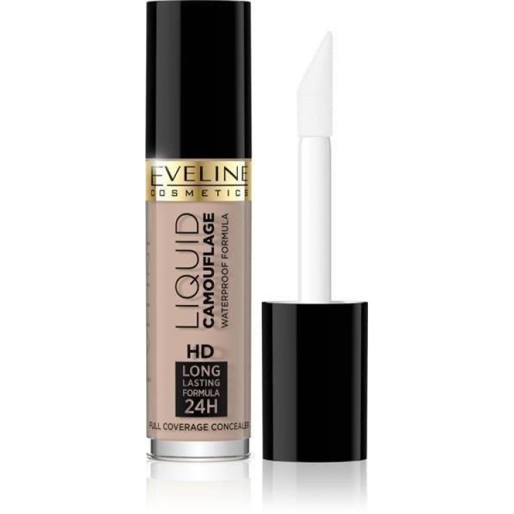 Eveline Liquid Camuflage 24 HD Lasting 02 A Beige Korektor w Płynie do Twarzy 5ml