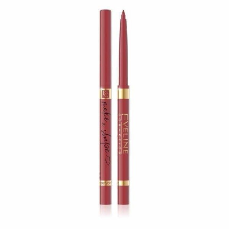 Eveline Automatic Lip Liner Make a Shape Konturówka do Ust z Długotrwałą Formułą 03 Rosewood 1 Sztuka