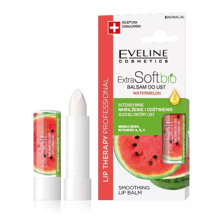 Eveline Lip Therapy Professional Nawilżający Balsam Ochronny do Ust z Arbuzem 4g