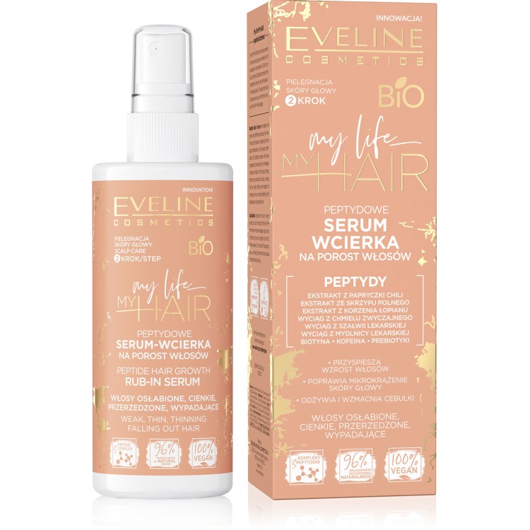 Eveline My Life My Hair Peptydowe Serum-Wcierka na Porost Włosów 150ml