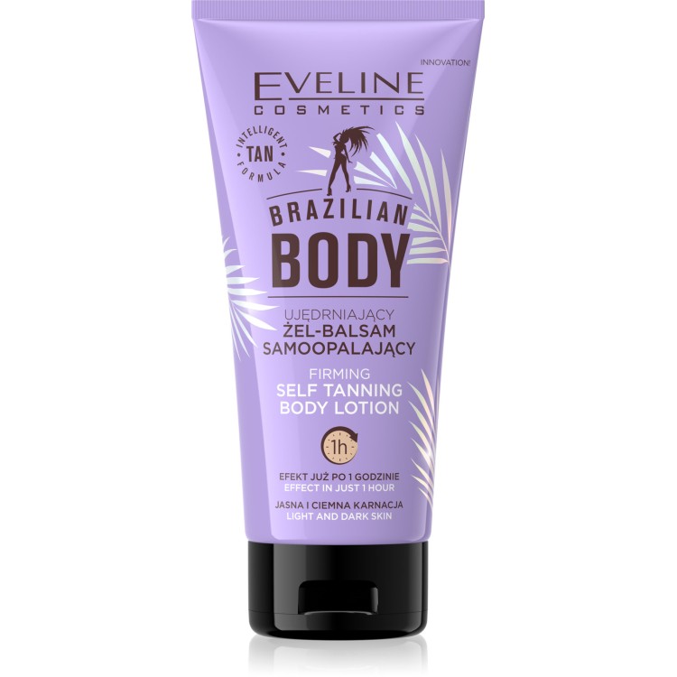 Eveline Brazilian Body Ujędrniający Żel-Balsam Samoopalający 150ml