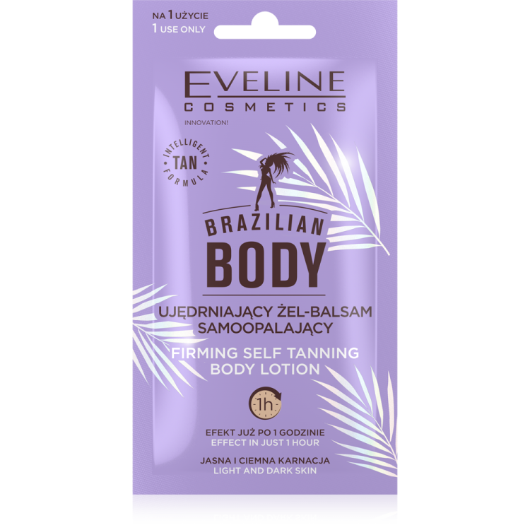 Eveline Brazilian Body Ujędrniający Żel-Balsam Samoopalający 12ml