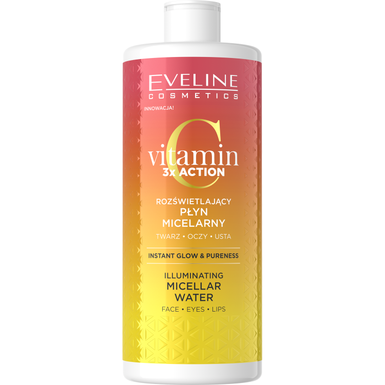 Eveline Witamina C 3x Action Rozświetlający Płyn Micelarny 500ml