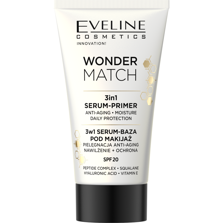 Eveline Wonder Match SPF20 Serum-Baza pod Makijaż 3w1 30ml