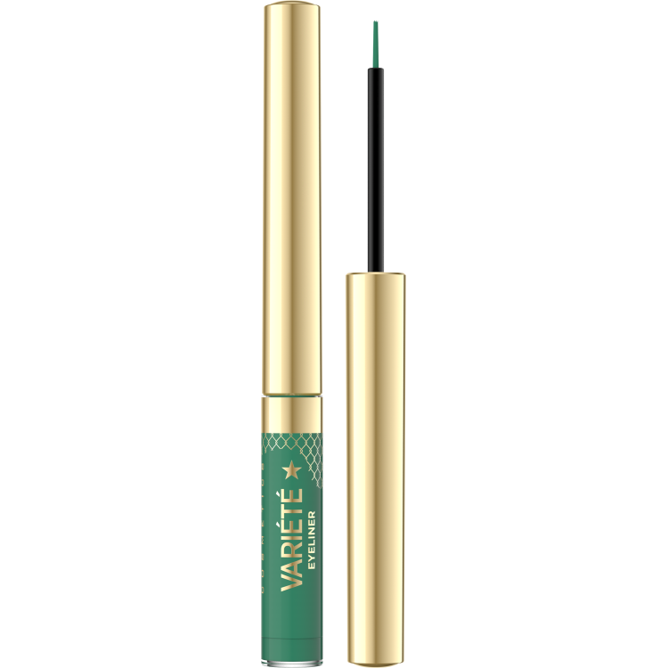 Eveline Variete Kolorowy Eyeliner w Kałamarzu Nr 06 Peacock Green 2,8ml