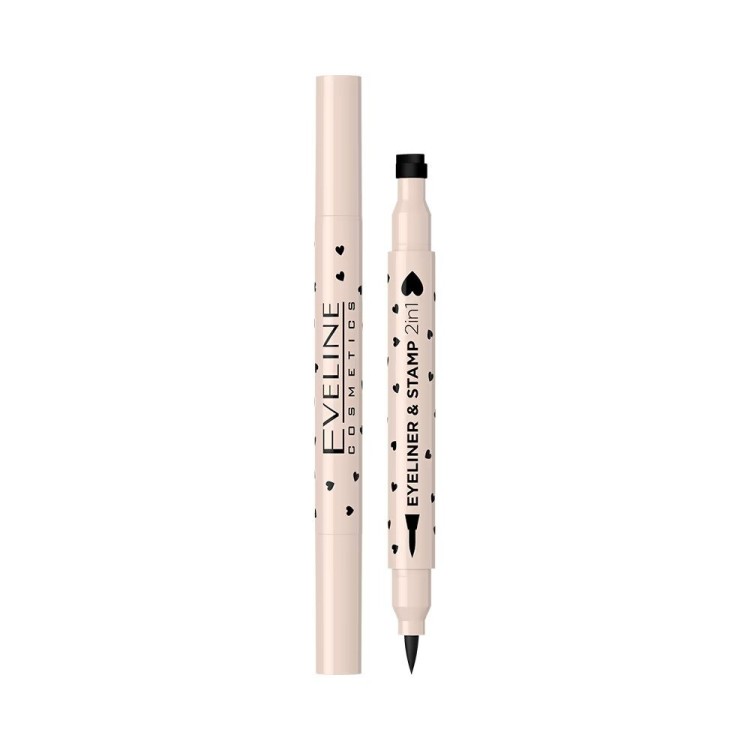 Eveline Eyeliner & Stamp 2w1 Eyeliner ze Stemplem 1 Sztuka