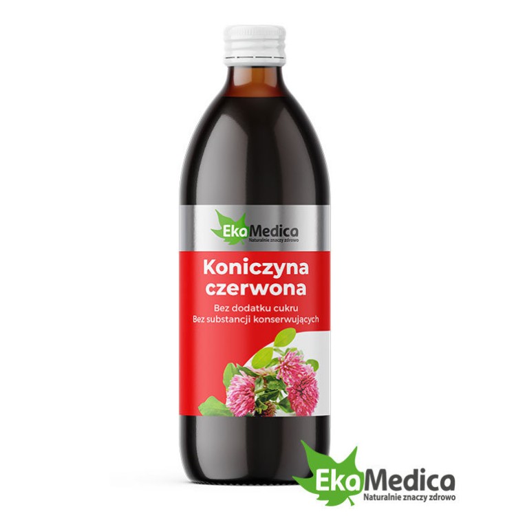 EkaMedica Naturalny Sok z Koniczyny Czerwonej 500ml