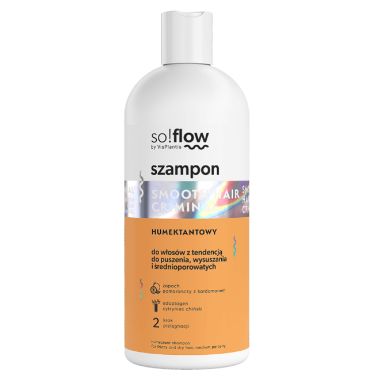 So!Flow by Vis Plantis Szampon Humektantowy do Włosów z Tendencją do Puszenia 300ml