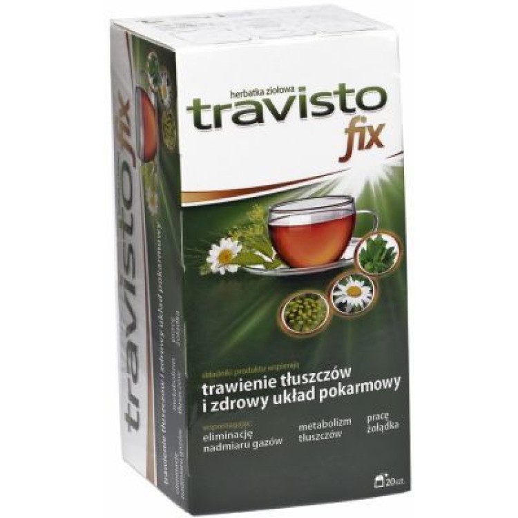 AFLOFARM TRAVISTO herbatka ziołowa na trawienie 20 torebek