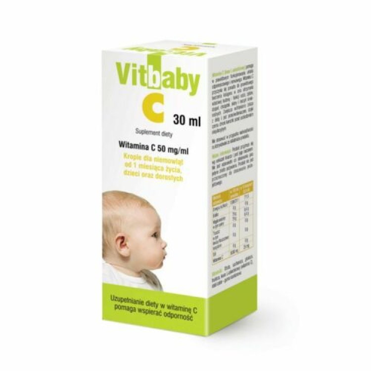 VITBABY witamina C w kropelkach 50mg/ml  30ml