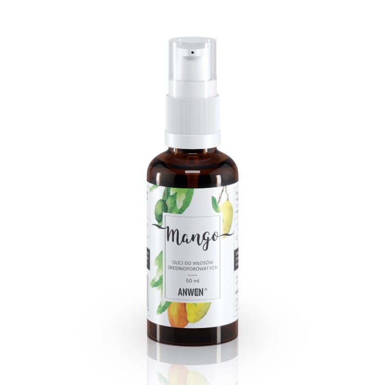 ANWEN OLEJ MANGO do włosów średnioporowatych 50ml