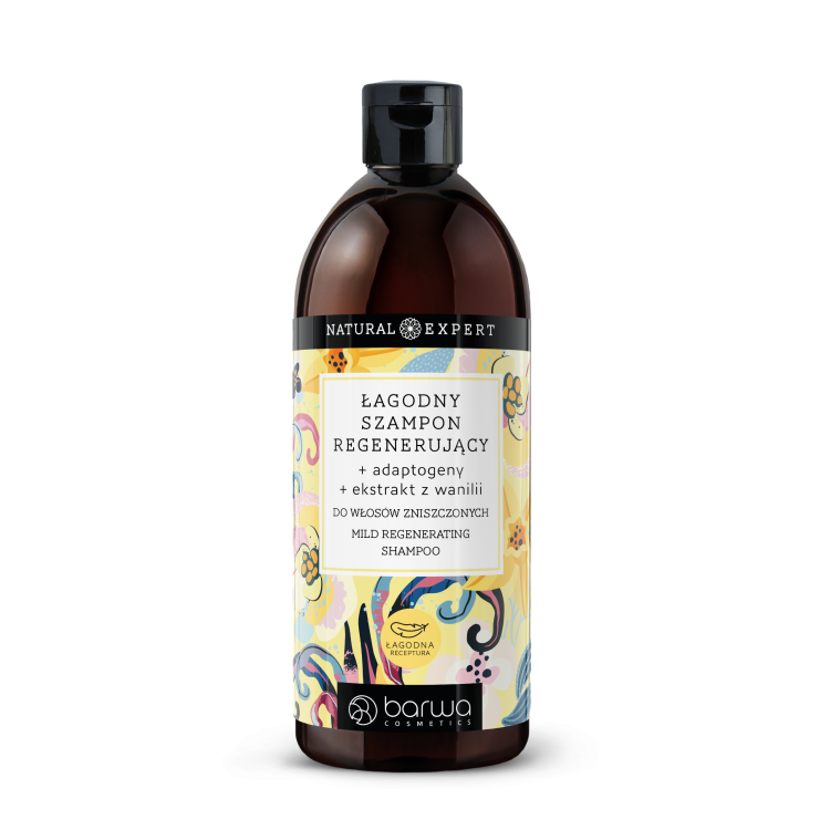 BARWA NATURAL EXPERT ŁAGODNY SZAMPON REGENERUJĄCY 480ML