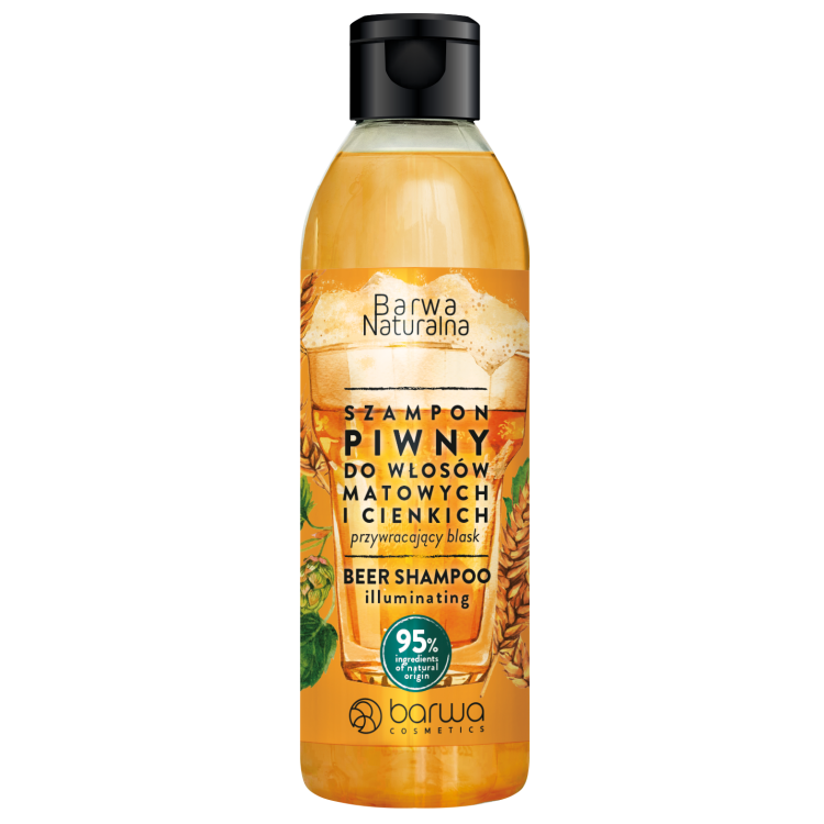 BARWA NATURALNA NATURALNY SZAMPON DROŻDŻOWY PRZYWRACAJĄCY BLASK 300ml