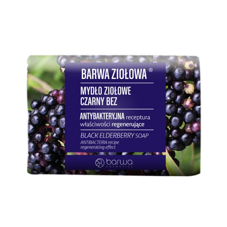 BARWA ZIOŁOWA MYDŁO ZIOŁOWE CZARNY BEZ 100G