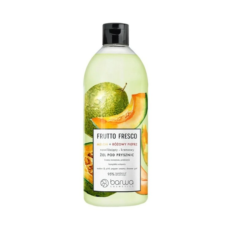 BARWA Frutto Fresco melon różowy pieprz kremowy żel pod prysznic 480ml