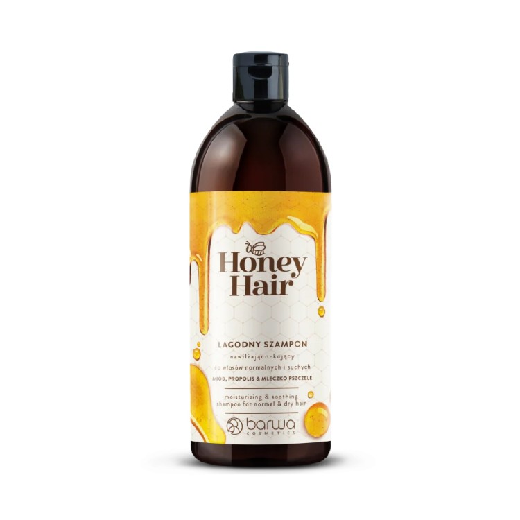 BARWA HONEY HAIR SZAMPON MIODOWY NAWILŻAJĄCY  480 ML