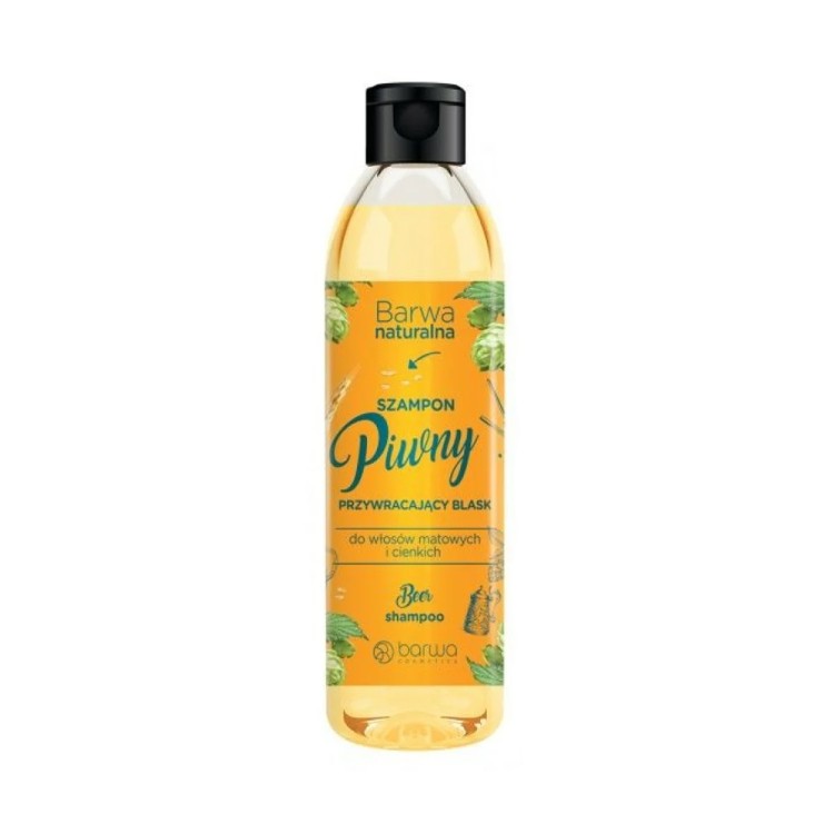 BARWA NATURALNA NATURALNY SZAMPON PIWNY PRZYWRACAJĄCY BLASK 300ml