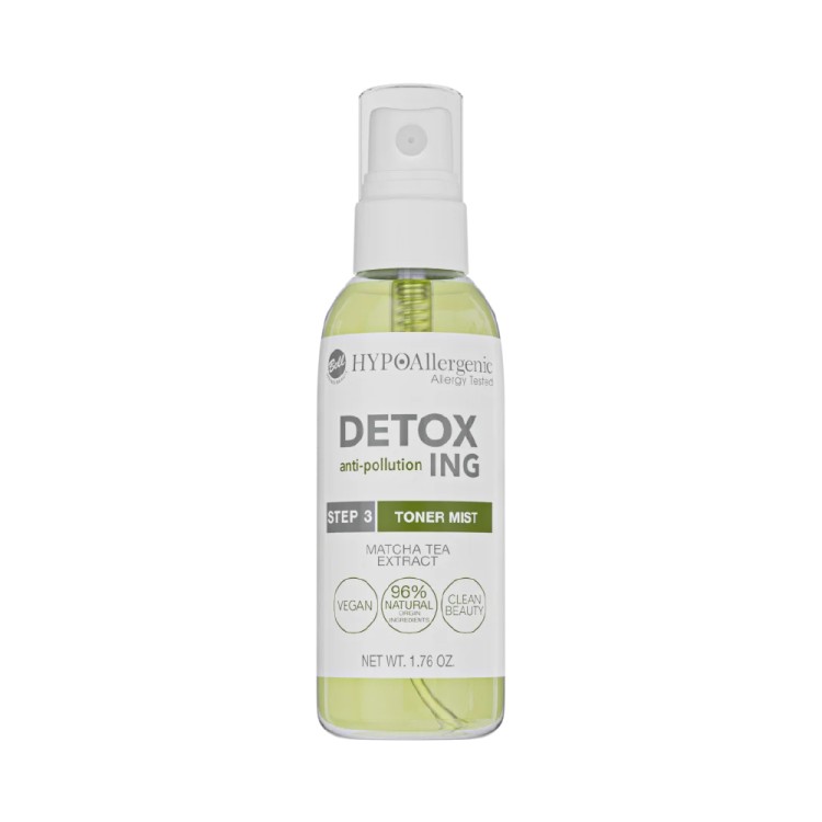 BELL Hypoallergenic Detoxing Toner Mist Hypoalergiczna mgiełka tonizująca, nawilżająco-ochronna 50g