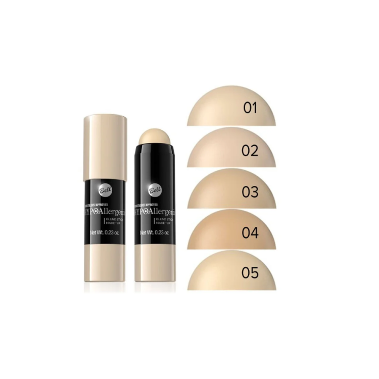 Bell hypoallergenic blend stick make-up intensywnie kryjący podkład w sztyfcie No: 05 Jasny beż