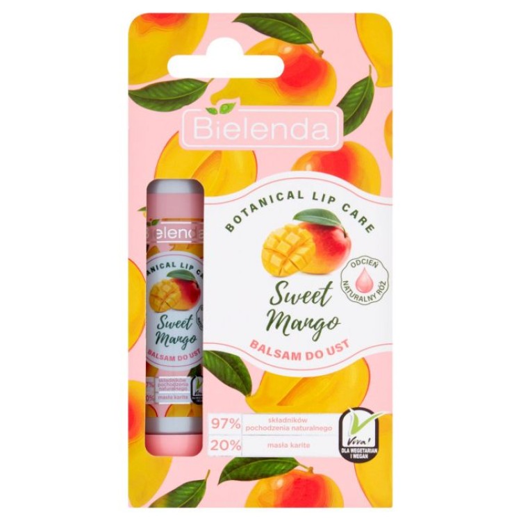 Bielenda BOTANICZNA PIELĘGNACJA UST Balsam do ust Sweet Mango 10g