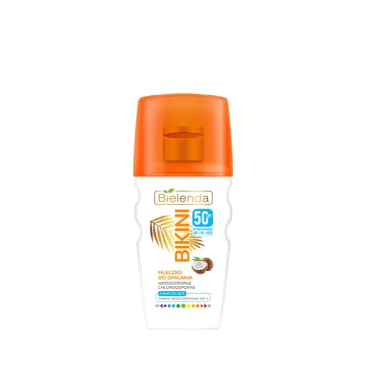 BIELENDA BIKINI KOKOSOWE MLECZKO DO OPALANIA SPF50 150ML