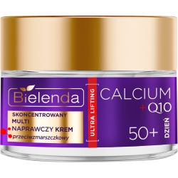 BIELENDA CALCIUM + Q10 SKONCENTROWANY MULTI NAPRAWCZY KREM PRZECIWZMARSZCZKOWY NA DZIEŃ 50+, 50ML