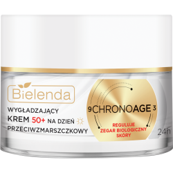 BIELENDA CHRONO AGE 24H WYGŁADZAJĄCY KREM PRZECIWZMARSZCZKOWY NA DZIEŃ  50+, 50ML