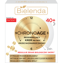 BIELENDA CHRONO AGE 24H REGENERUJĄCY KREM PRZECIWZMARSZCZKOWY NA NOC 40+, 50 ML