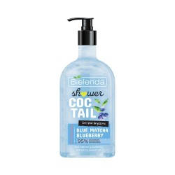 BIELENDA SHOWER COCTAIL Energetyzujący żel pod prysznic BLUE MATCHA + BLUEBERRY 400ml