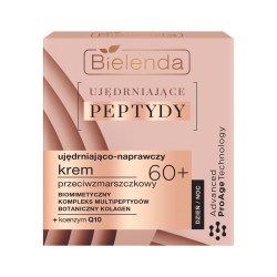 BIELENDA UJĘDRNIAJĄCE PEPTYDY UJĘDRNIAJĄCO - NAPRAWCZY KREM PRZECIWZMARSZCZKOWY 60+ DZIEŃ/NOC 50ML