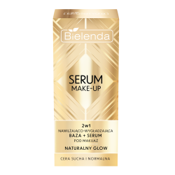 BIELENDA SERUM MAKE-UP Nawilżająco-wygładzająca baza + serum pod makijaż 2w1