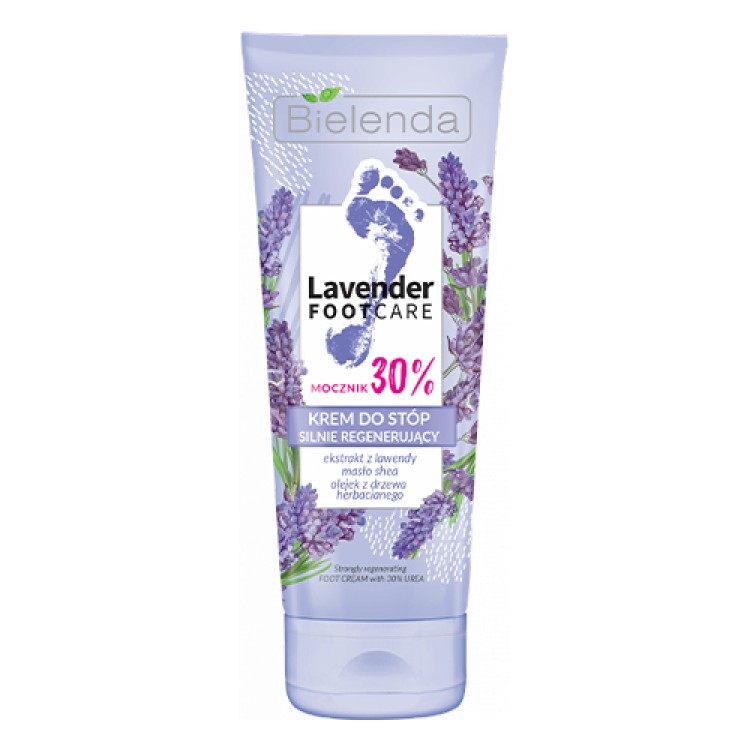 Bielenda Lavender Foot Care Silnie Regenerujący Krem do Stóp z 30% Mocznikiem 75ml