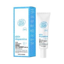 BIELENDA FACE BOOM SKIN DOPAMINE SILNIE NAWILŻAJĄCY KREM DO TWARZY SPF50 PA++++ wysoka ochrona przeciwko UVB/UVA 40ml