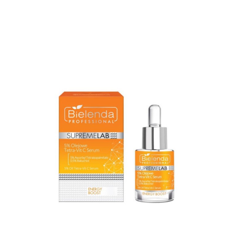 SUPREMELAB Energy Boost Oily 5% Tetra-Vit C Serum 15ml