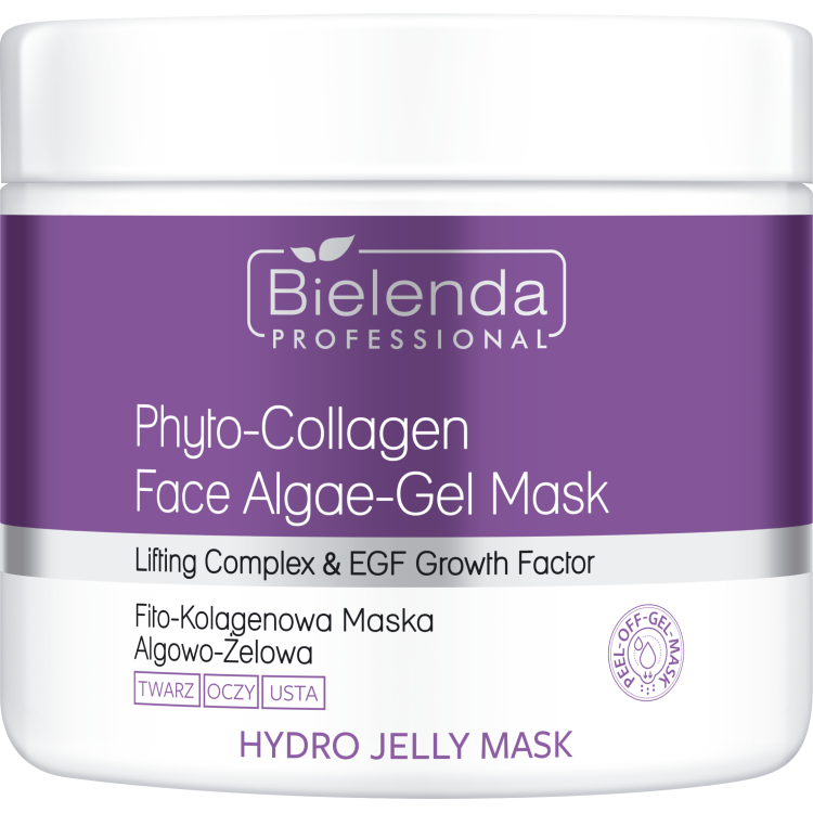 BIELENDA PROFESSIONAL HYDRO JELLY MASK FITO-KOLAGENOWA LIFTINGUJĄCA MASKA ALGOWO-ŻELOWA DO TWARZY 190G