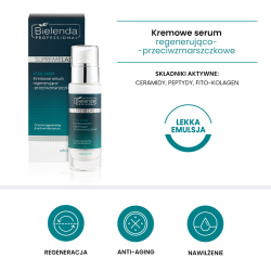 SUPREMELAB MEN LINE kremowe serum regenerująco - przeciwzmarszczkowe 30ml