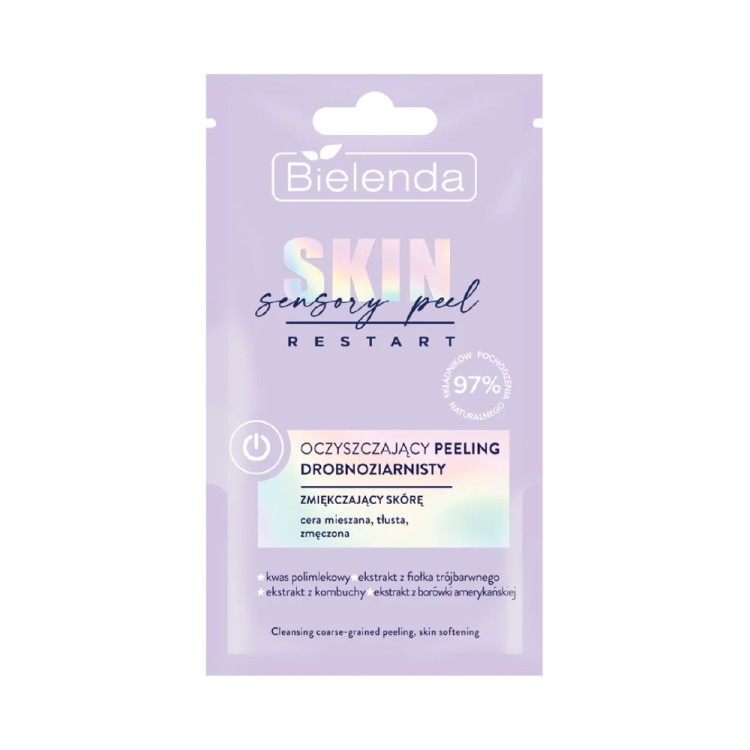 BIELENDA SKIN RESTART SENSORY PEEL - oczyszczający peeling drobnoziarnisty zmiękczający skórę