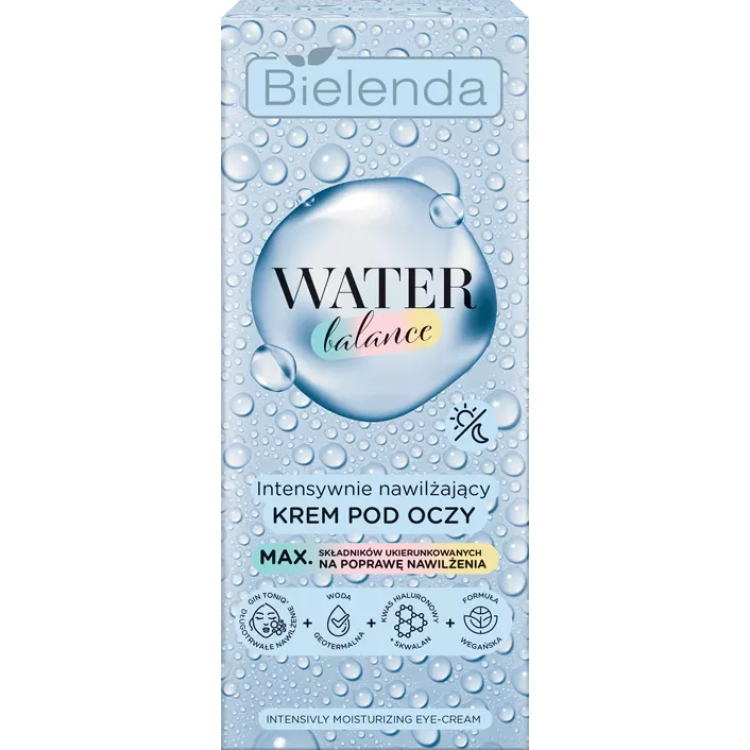 BIELENDA WATER BALANCE INTENSYWNIE NAWILŻAJĄCY KREM POD OCZY 15ML