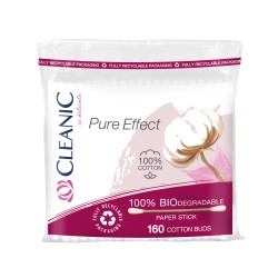 Cleanic Pure Effect Higieniczne patyczki kosmetyczne 160 sztuk