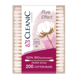 Cleanic Pure Effect Higieniczne patyczki kosmetyczne 160 sztuk