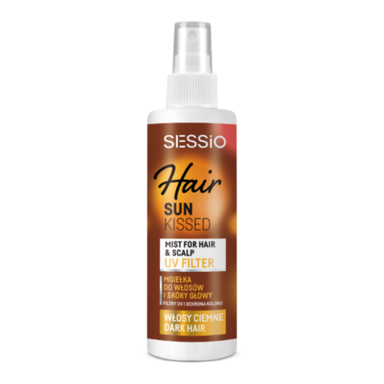 Chantal sessio SUN KISSED mgiełka do włosów z filtrem UV do ciemnych włosów 200ml